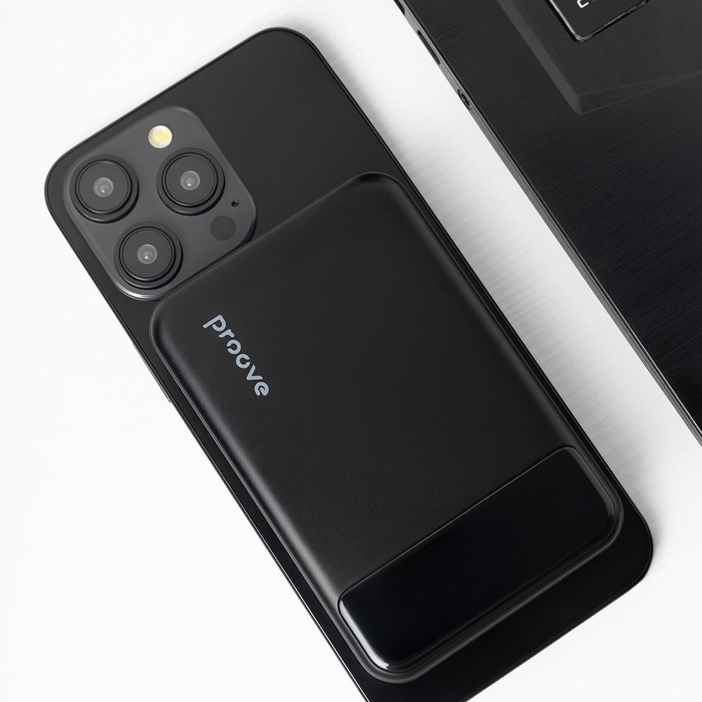 Externá bezdrôtová batéria Proove Hoodman, 10000mAh, 20W, PD + FQI, 1 x QI - 1 x USB-C, Čierna PBH120010001