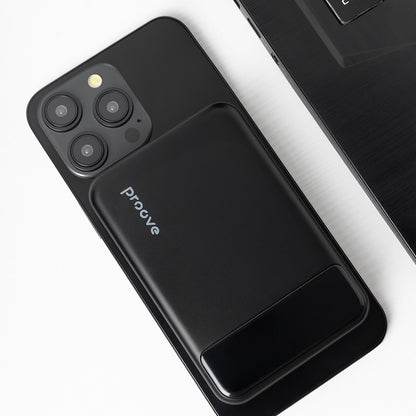 Externá bezdrôtová batéria Proove Hoodman, 10000mAh, 20W, PD + FQI, 1 x QI - 1 x USB-C, Čierna PBH120010001