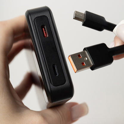 Externá bezdrôtová batéria Proove Hoodman, 10000mAh, 20W, PD + FQI, 1 x QI - 1 x USB-C, Čierna PBH120010001
