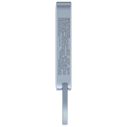 Bezdrôtová externá batéria UGREEN MagFlow PB773 (65958B), 10000mAh, 25W, PD + FQI, 1 x QI - 2 x USB-C, modrá