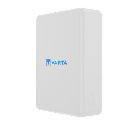 Varta Mag Pro Wireless External Battery, 10000mAh, 20W, 1 x QI - 2 x USB-C, White