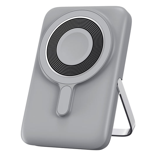 Externá bezdrôtová batéria WiWu Wi-P018, 10000mAh, 20W, PD + FQI, 1 x QI - 1 x USB-C, Sivá