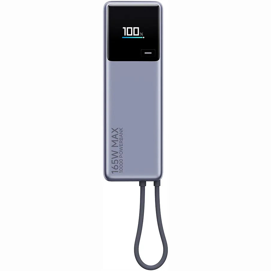 Externá batéria Xiaomi, 10000mAh, 165W, PD, 2 x USB-C, Sivá PB1165MI