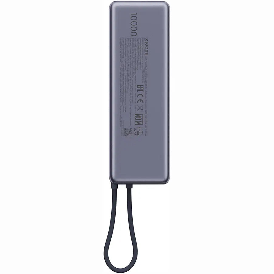 Externá batéria Xiaomi, 10000mAh, 165W, PD, 2 x USB-C, Sivá PB1165MI