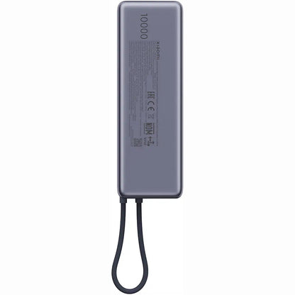 Externá batéria Xiaomi, 10000mAh, 165W, PD, 2 x USB-C, Sivá PB1165MI