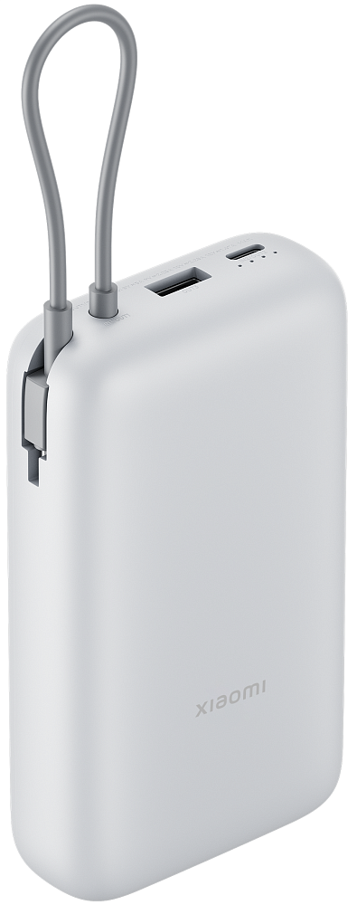 Externá batéria Xiaomi, 20000mAh, 22.5W, QC + PD, 1 x USB-A - 2 x USB-C, Strieborná BHR9738GL