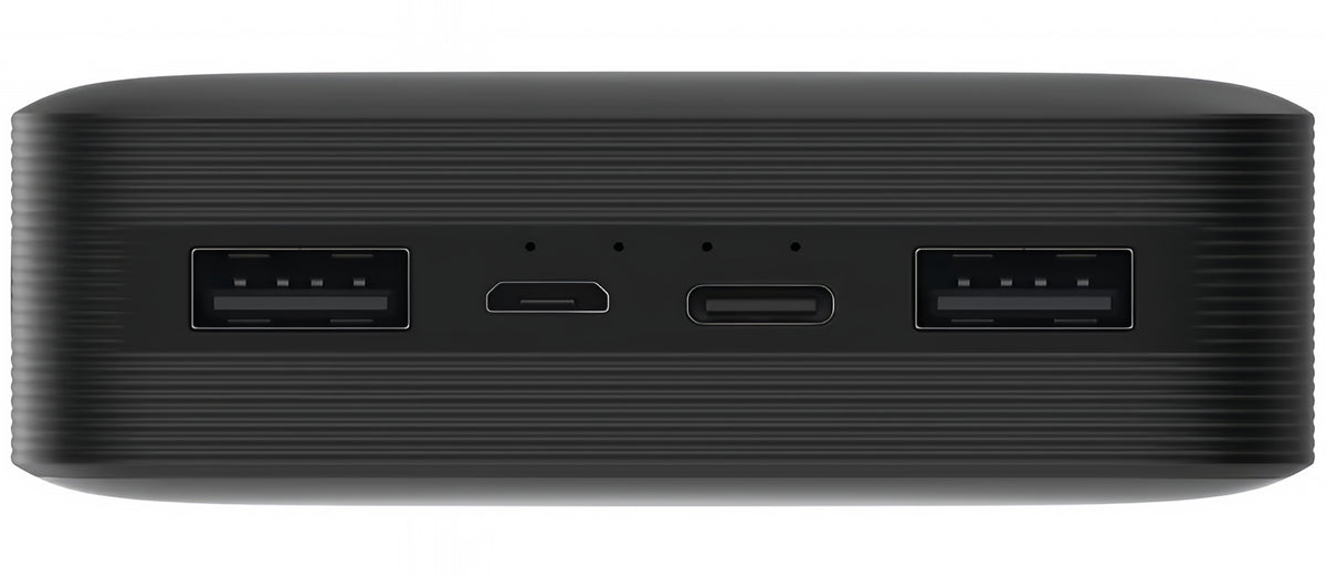 Externá batéria Xiaomi, 20000mAh, 18W, QC, 2 x USB-A, Čierna PB200LZM