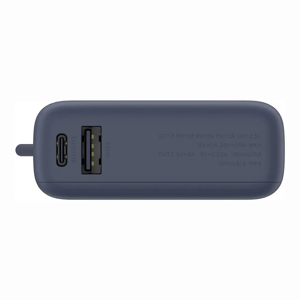 Externá batéria Xiaomi PB1033MI, 10000mAh, 33W, QC + PD, 1 x USB-A - 2 x USB-C, Námornícka modrá BHR9341GL