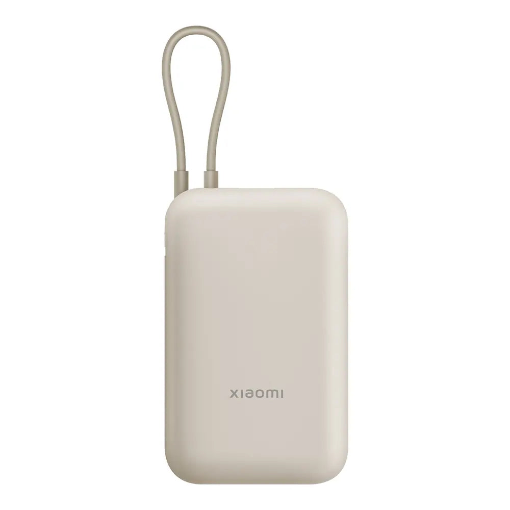 Externá batéria Xiaomi Pocket, 10000mAh, 22,5W, QC + PD, 1 x USB-A - 2 x USB-C, Béžová BHR9072GL