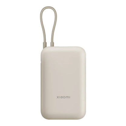 Externá batéria Xiaomi Pocket, 10000mAh, 22,5W, QC + PD, 1 x USB-A - 2 x USB-C, Béžová BHR9072GL