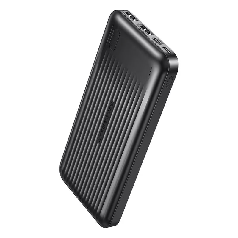 Externá batéria XO Design PB301, 10000mAh, 10W, 2 x USB-A, Čierna