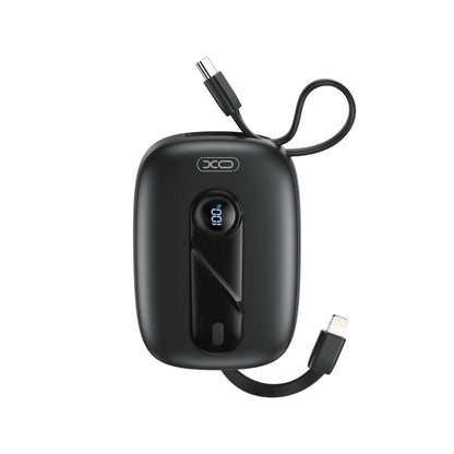 Externá batéria XO Design PR246, 10000mAh, 22.5W, PD, 1 x Lightning - 2 x USB-C, Čierna