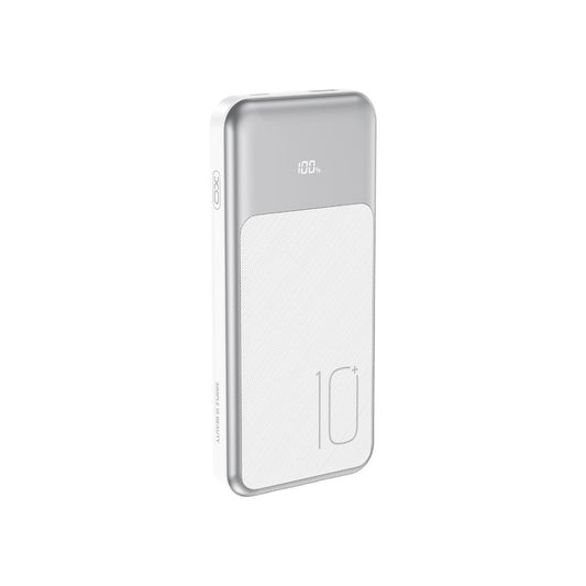 Externá batéria XO Design PR248, 10000mAh, 22.5W, QC + PD, 1 x Lightning - 1 x USB-A - 2 x USB-C, Biela