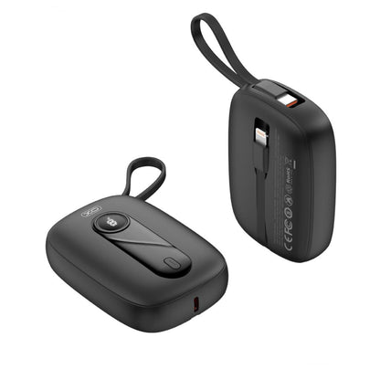 Externá batéria XO Design PR246, 10000mAh, 22.5W, PD, 1 x Lightning - 2 x USB-C, Čierna