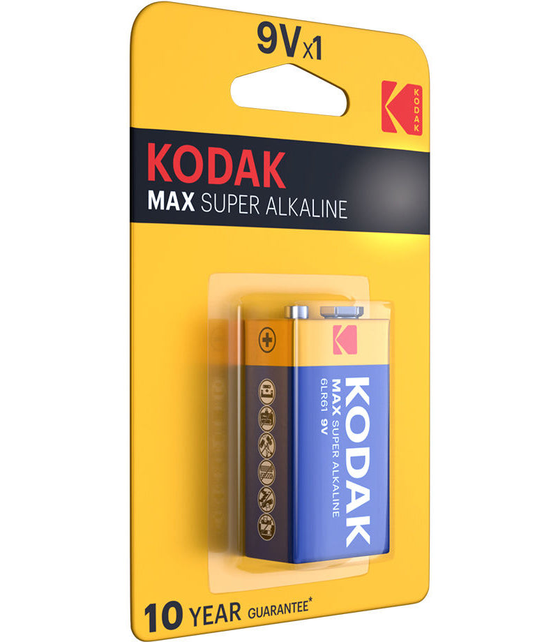 Batéria Kodak Max Alkaline, 6LR61 (9V)