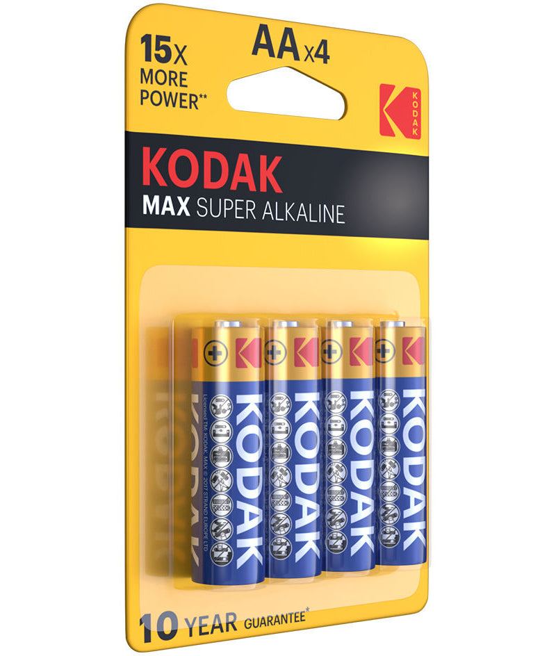 Batéria Kodak Max Alkaline, AA / LR6, Sada 4 kusov EKSTD30952867P4