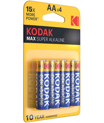 Batéria Kodak Max Alkaline, AA / LR6, Sada 4 kusov EKSTD30952867P4