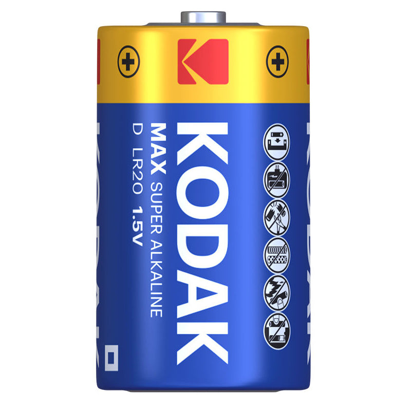 Batéria Kodak Max Alkaline, LR20, Sada 2 kusy