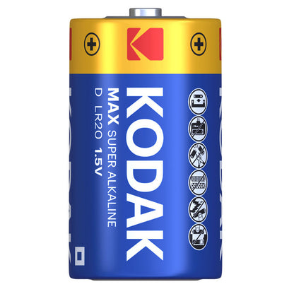 Batéria Kodak Max Alkaline, LR20, Sada 2 kusy