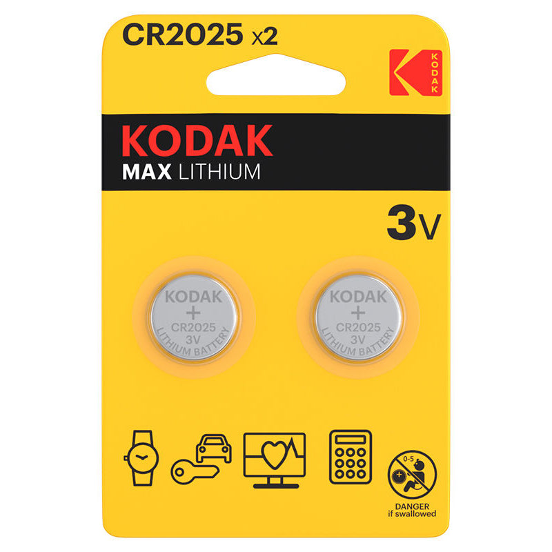 Batéria Kodak Max Lithium, CR2025, Sada 2 kusy