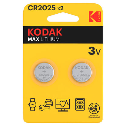 Batéria Kodak Max Lithium, CR2025, Sada 2 kusy