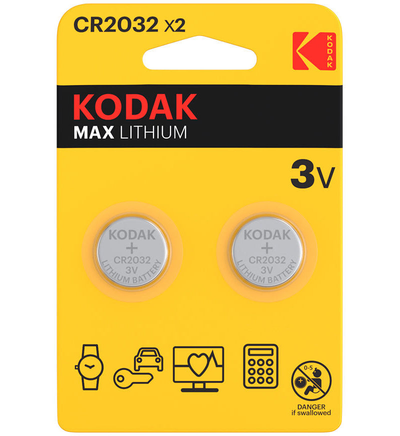 Batéria Kodak Max Lithium, CR2032, Sada 2 kusy