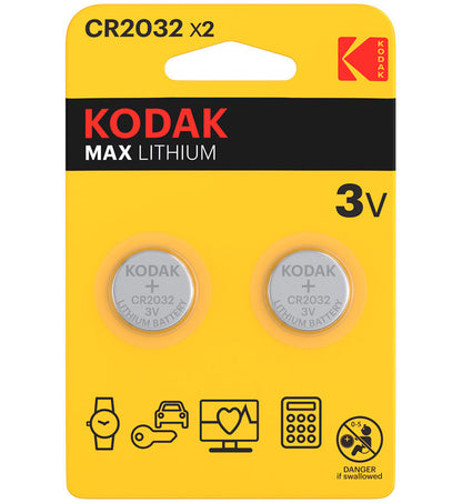 Batéria Kodak Max Lithium, CR2032, Sada 2 kusy