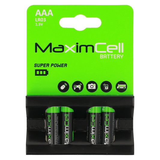 Batéria MaximCell Super Power, AAA / LR3, Sada 4 kusov