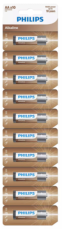 Batéria Philips, AA / LR6, Sada 10 kusov