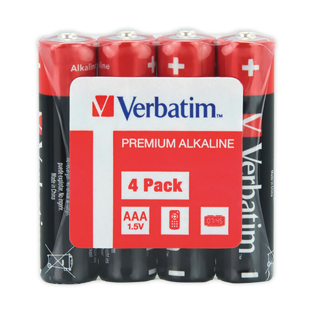 Batéria Verbatim Premium, AAA / LR3, Sada 4 kusy 49500