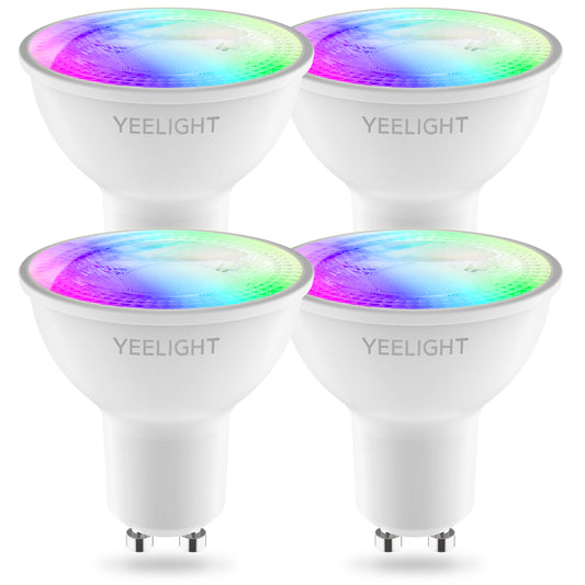 LED žiarovka Yeelight W1, Wi-Fi, GU10, 4.5W, 2700K - 6500K, 350lm, Sada 4 kusy, Multicolor YLDP004-A