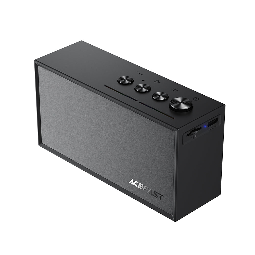 Bluetooth reproduktor Acefast K9 Go, 7W, TWS, RGB, Vodotesný, Čierny