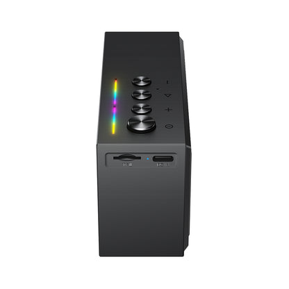 Bluetooth reproduktor Acefast K9 Go, 7W, TWS, RGB, Vodotesný, Čierny