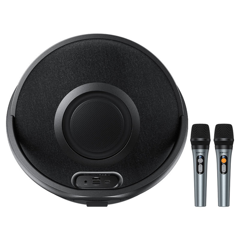 Bluetooth reproduktor Acefast Karaoke K5 Max, 350W, TWS, RGB, Vodotesný, Čierny