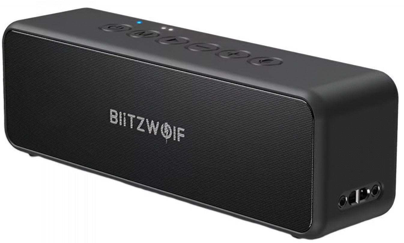Bluetooth reproduktor BlitzWolf BW-WA4, 30W, TWS, vodotesný, čierny