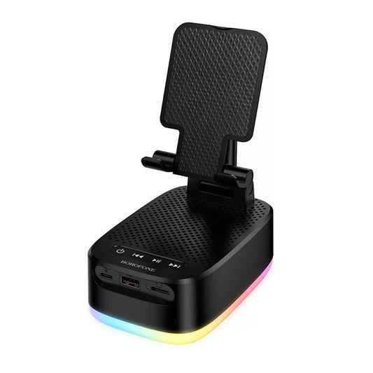 Bluetooth reproduktor Borofone BR200 Marea 2v1, 5W, TWS, RGB, čierny