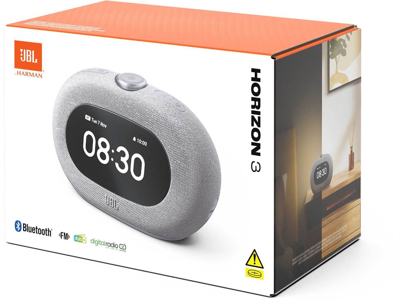Bluetooth Speaker JBL Horizon 3, 2 x 5W, Pro Sound, Gray JBLHORIZON3GRY