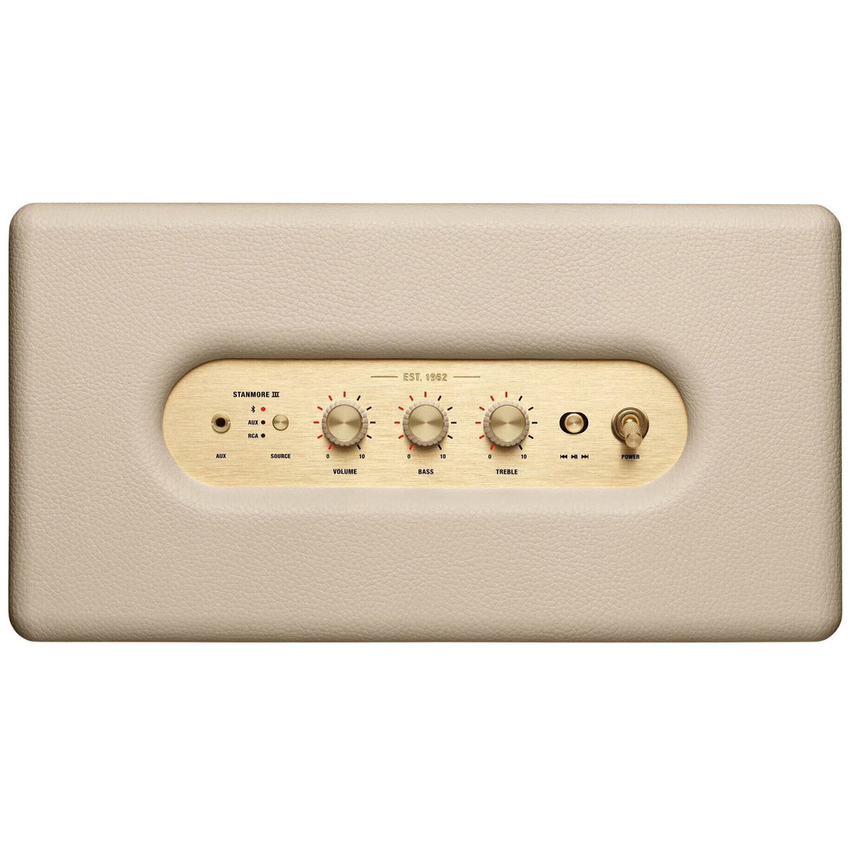 Marshall Stanmore III Bluetooth Speaker, 80W, Cream
