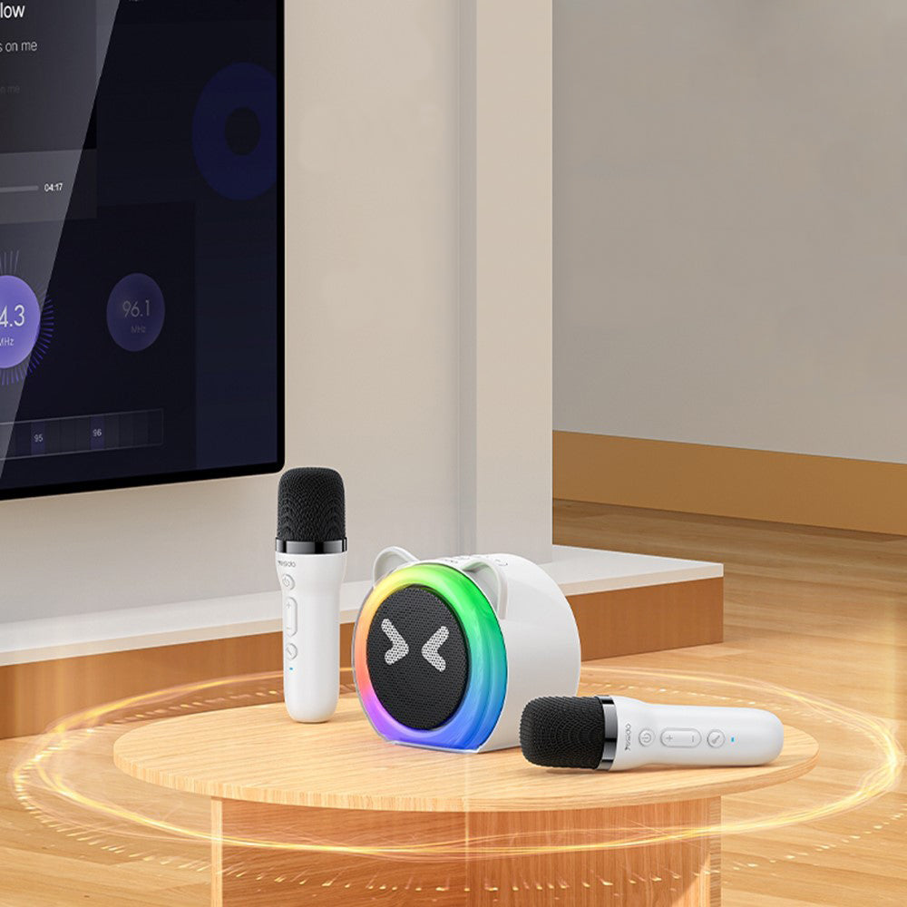 Yesido YSW36 Kids Bluetooth Speaker, 5W, Karaoke, White