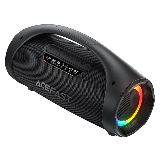 Prenosný Bluetooth reproduktor Acefast K11 Pro, 102W, RGB, TWS, vodotesný, čierny