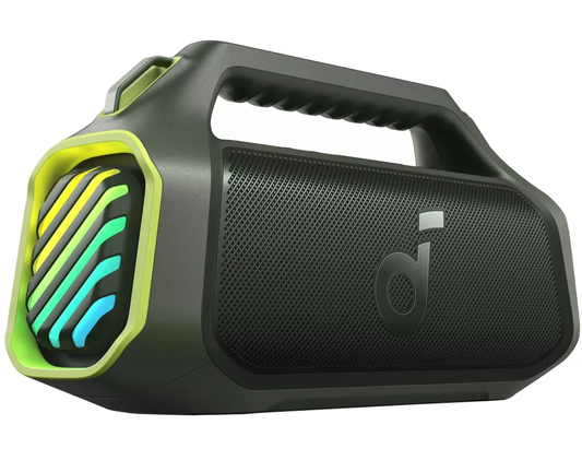 Prenosný Bluetooth reproduktor Anker SoundCore Boom 2 Plus Nová verzia, 140W, TWS, RGB, Vodotesný, Zelený A3134062
