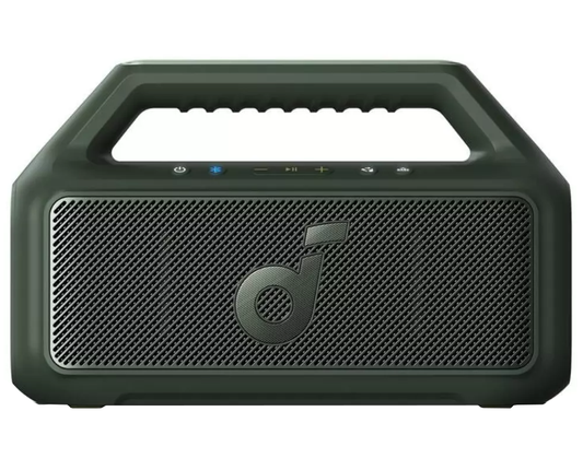 Prenosný Bluetooth reproduktor Anker SoundCore Boom 2 Nová verzia, 80W, TWS, RGB, Vodotesný, Zelený A3138062