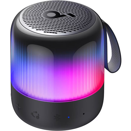 Prenosný reproduktor Bluetooth Anker SoundCore Glow Mini, 8 W, RGB, vodotesný, čierny A3136G11 