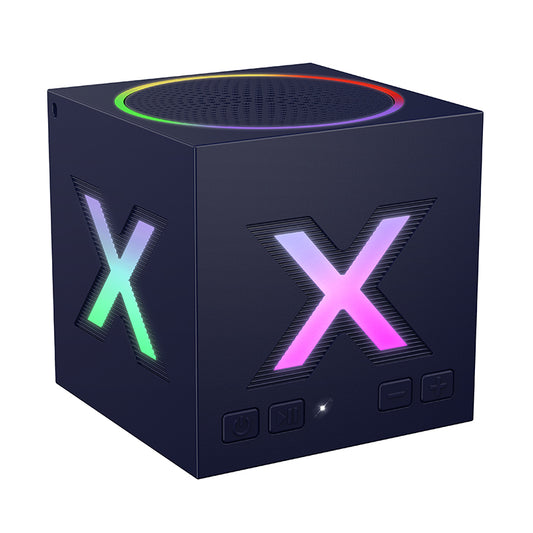 Prenosný Bluetooth reproduktor Borofone BR101 Rubik, 5W, TWS, RGB, modrý