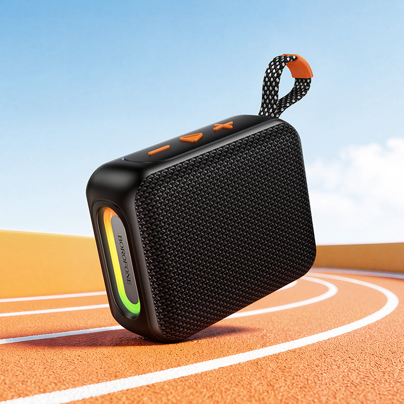 Prenosný Bluetooth reproduktor Borofone BR106 Felicitous, 8 W, TWS, RGB, čierny
