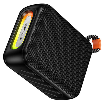 Prenosný Bluetooth reproduktor Borofone BR106 Felicitous, 8 W, TWS, RGB, čierny
