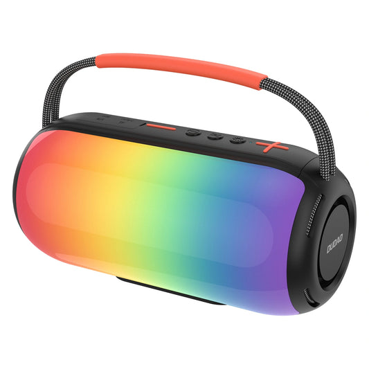 Prenosný Bluetooth reproduktor Dudao Y21, 2 x 5W, TWS, RGB, čierny
