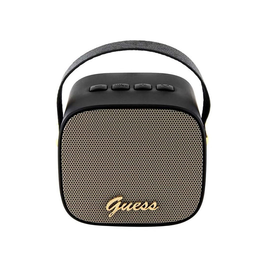 Prenosný Bluetooth reproduktor Guess 4G Script Logo, 5W, čierny