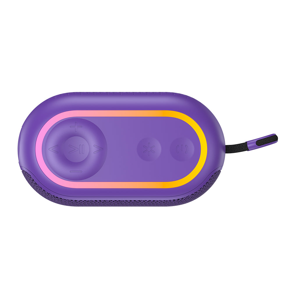 Prenosný Bluetooth reproduktor HAVIT SK809BT, 7W, RGB, Vodotesný, Fialový