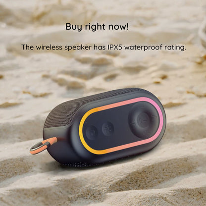 Prenosný Bluetooth reproduktor HAVIT SK809BT, 7W, RGB, Vodotesný, Fialový